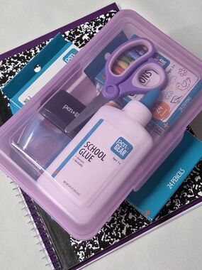 Pen + Gear Purple School Supplies Bundle